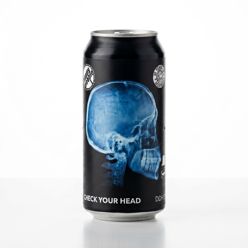 Check your Head (collab Brewski) - Hoppy People IPA - Imperial / Double New England / Hazy 440ml - 2