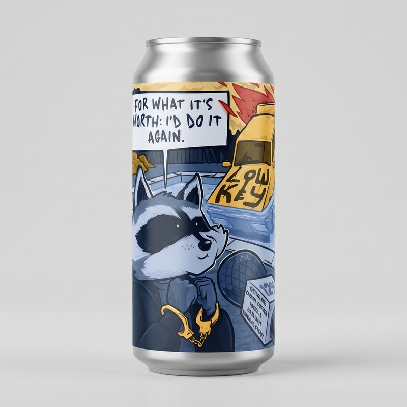 For What It's Worth: I'd Do It Again. - Low Key Barrel Project Stout - Imperial / Double Pastry 330ml - 1