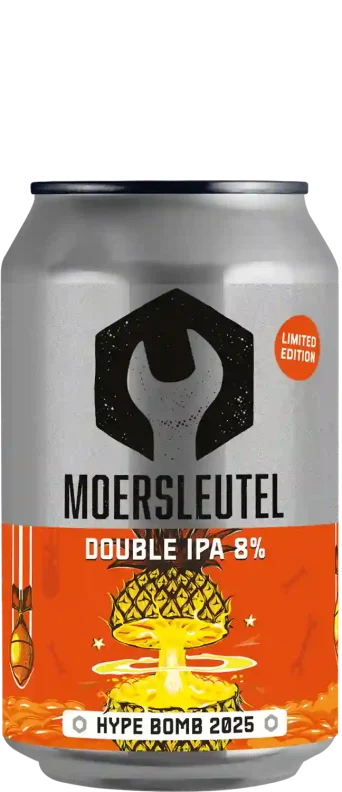 Hype Bomb 2025 - Moersleutel Craft Brewery IPA - Imperial / Double New England / Hazy 330ml - 1