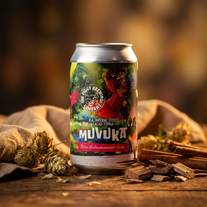 Petroleum - The Piggy Brewing Company Stout - Imperial / Double 330ml - 2