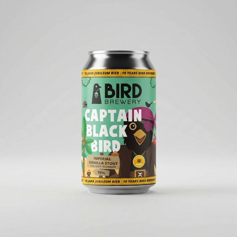 Captain Blackbird Bourbon Oaked '26 - Bird Brewery Stout - Imperial / Double 330ml - 1
