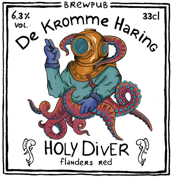 Holy Diver (collab Holy Goat) - De Kromme Haring Sour - Flanders Red Ale 330ml - 1
