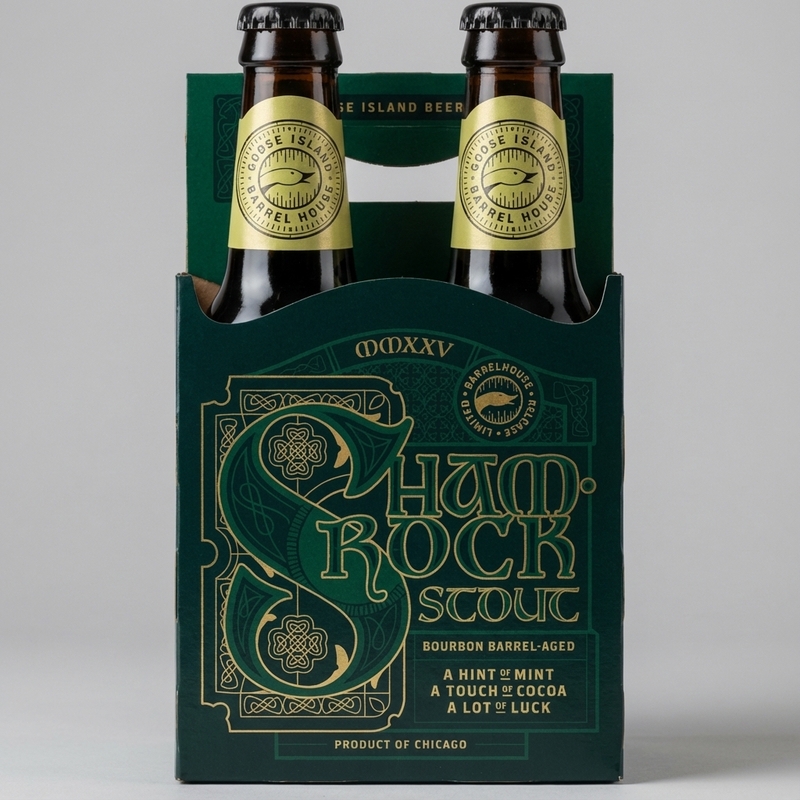 Shamrock Stout (2026) - Goose Island Beer Co. Stout - Imperial / Double 355ml - 1