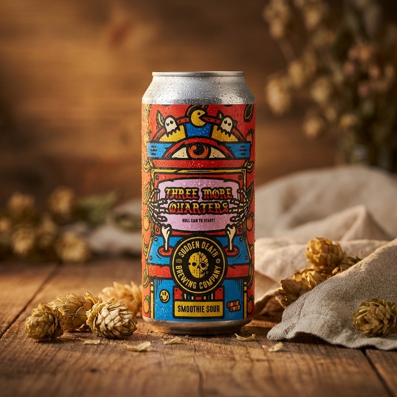 Three More Quarters - Sudden Death Brewing Co. Sour - Smoothie / Pastry 440ml - 2