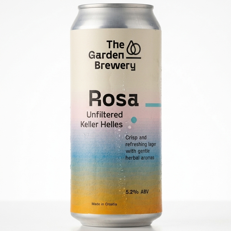Rosa - The Garden Brewery Lager - Pale 440ml - 2