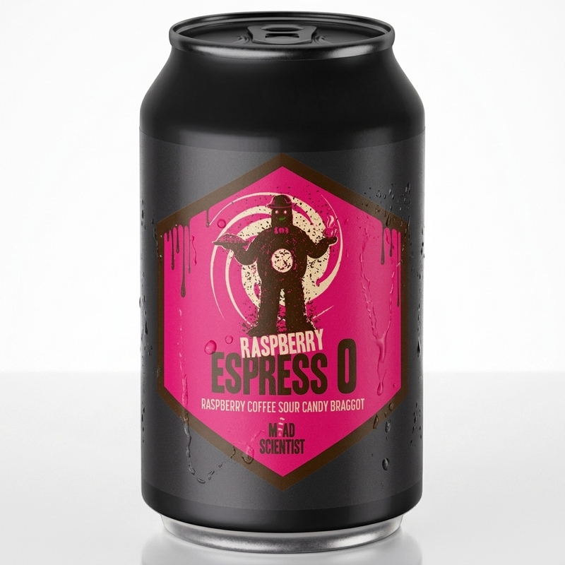 Raspberry Express O - Mad Scientist Mead - Braggot 330ml - 2