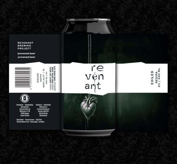 Exiled - Revenant Brewing Project IPA - Imperial / Double New England / Hazy 440ml - 1