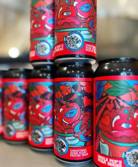 Uncle Pops Soda Series: Christmas Soda Float - Amundsen Brewery Sour - Smoothie / Pastry 440ml - 1
