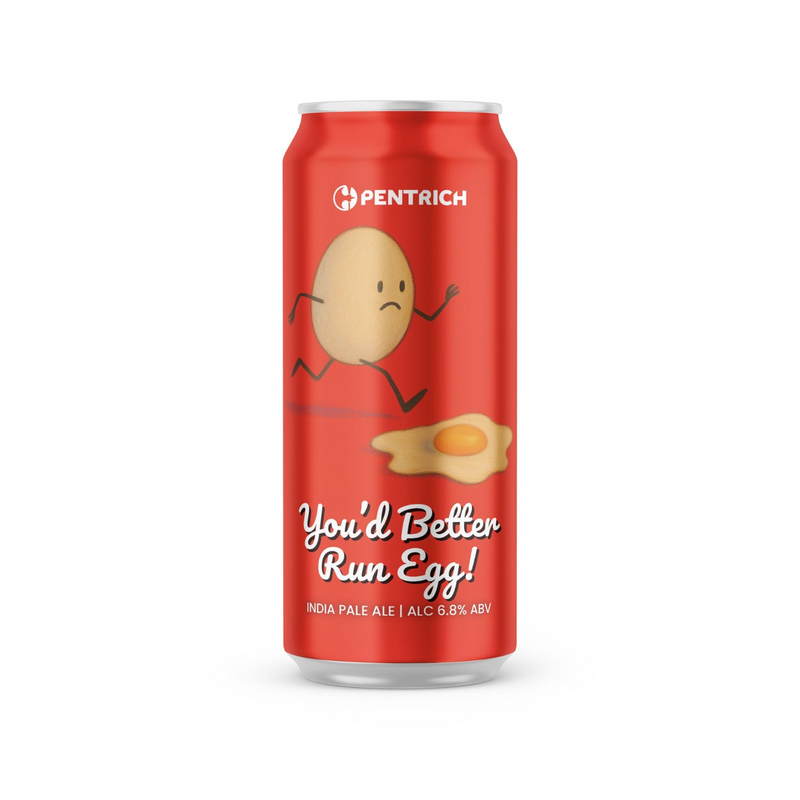 You'd Better Run Egg! - Pentrich Brewing Co. IPA - New England / Hazy 440ml - 1
