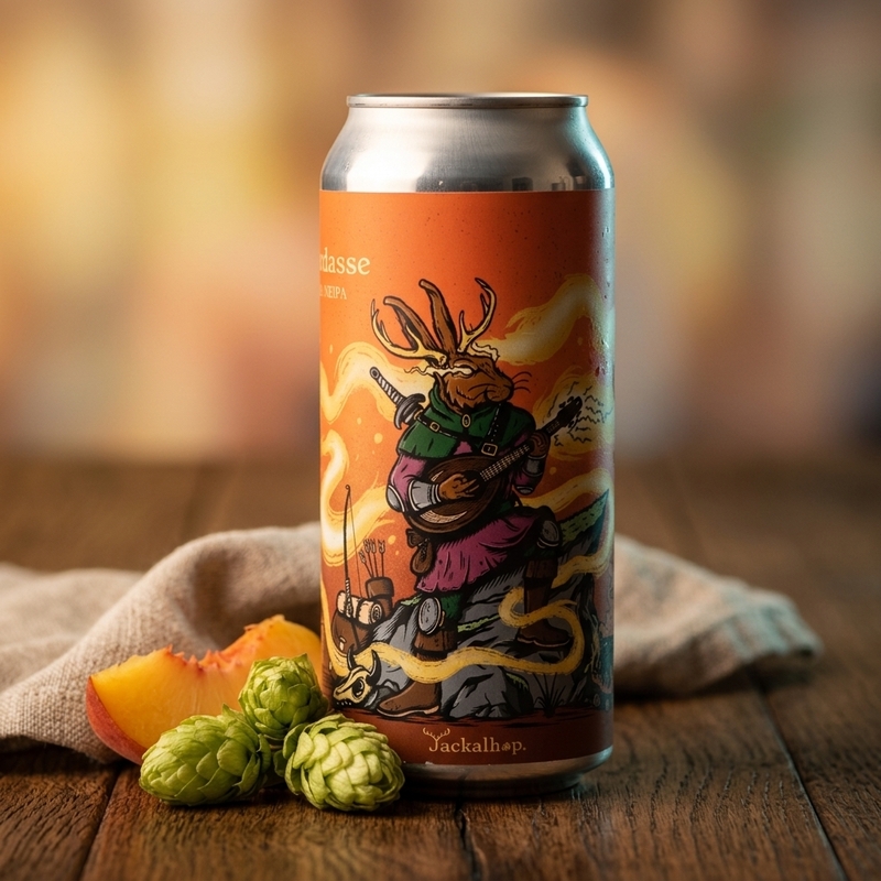 Bardasse - Microbrasserie Jackalhop IPA - Imperial / Double New England / Hazy 473ml - 1