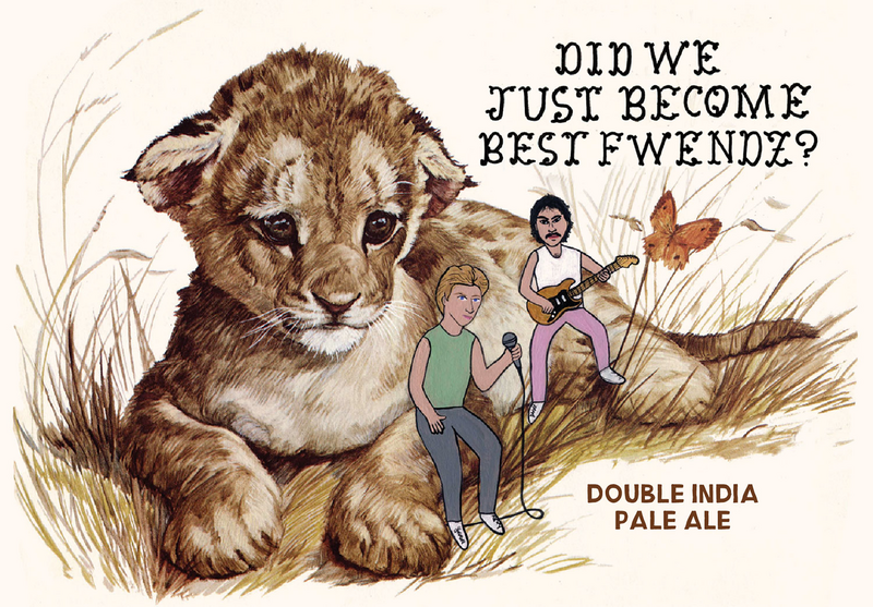 Did We Just Become Best Fwendz? (Galaxy & Citra) - Hoof Hearted Brewing IPA - Imperial / Double New England / Hazy 473ml - 1