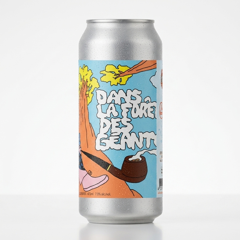 Dans La Forêt Des Géants (collab with Ruse) - Brasserie Sir John Brewing Co. IPA - American 473ml - 2