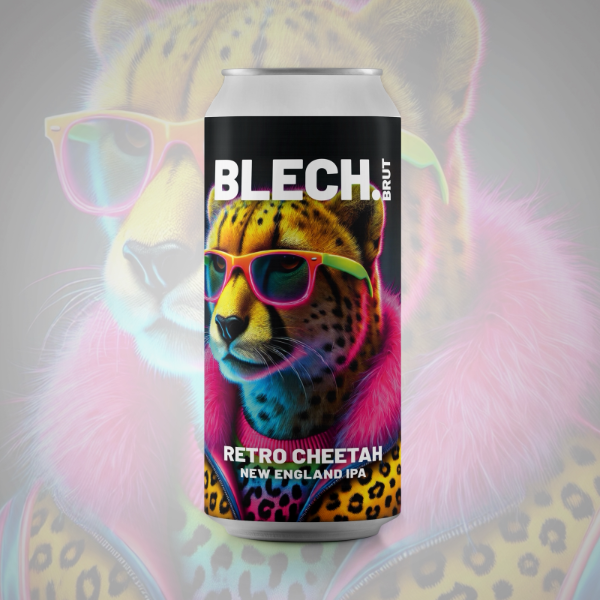 Retro Cheetah - Blech.Brut IPA - New England / Hazy 440ml - 1