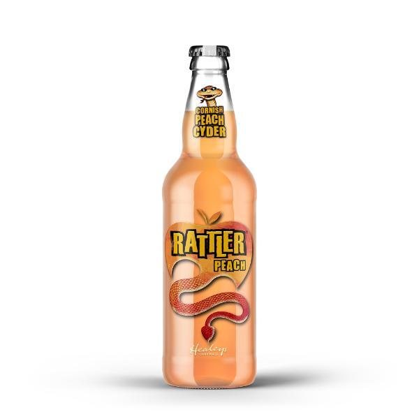 Rattler Peach - Healey's Cornish Cyder Farm Cider - Other Fruit 500ml - 1