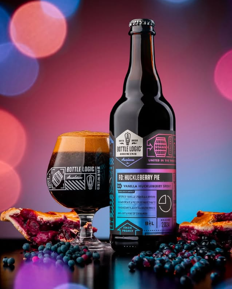 FO: Huckleberry Pie (2024) - Bottle Logic Brewing Stout - Imperial / Double Pastry 500ml - 1