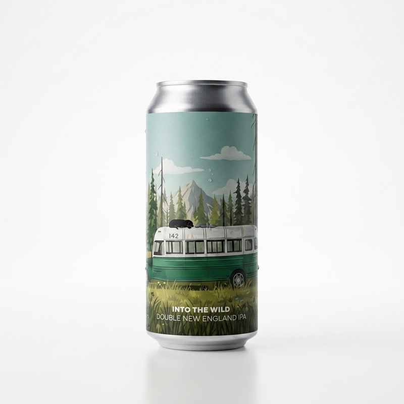 Into The Wild - Lieber Waldi IPA - Imperial / Double New England / Hazy 440ml - 2
