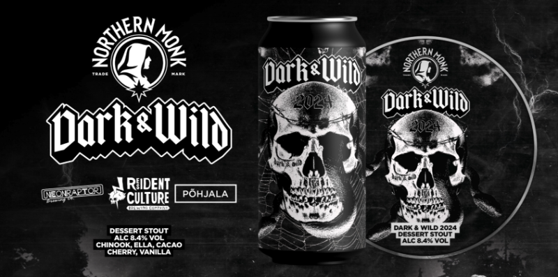 Dark & Wild - Northern Monk Stout - Imperial / Double 440ml - 1