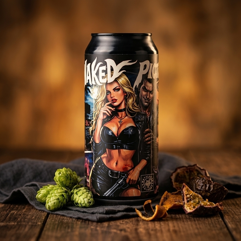 Naked Pictures (of your mother) - Metalhead Brewery IPA - New England / Hazy 440ml - 1