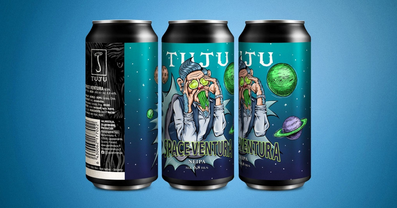 Space Ventura - Panimoyhtiö Tuju IPA - New England / Hazy 440ml - 1