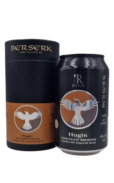 Hugin Chocolate Brownie - RYGR Brygghús Stout - Imperial / Double 330ml - 1