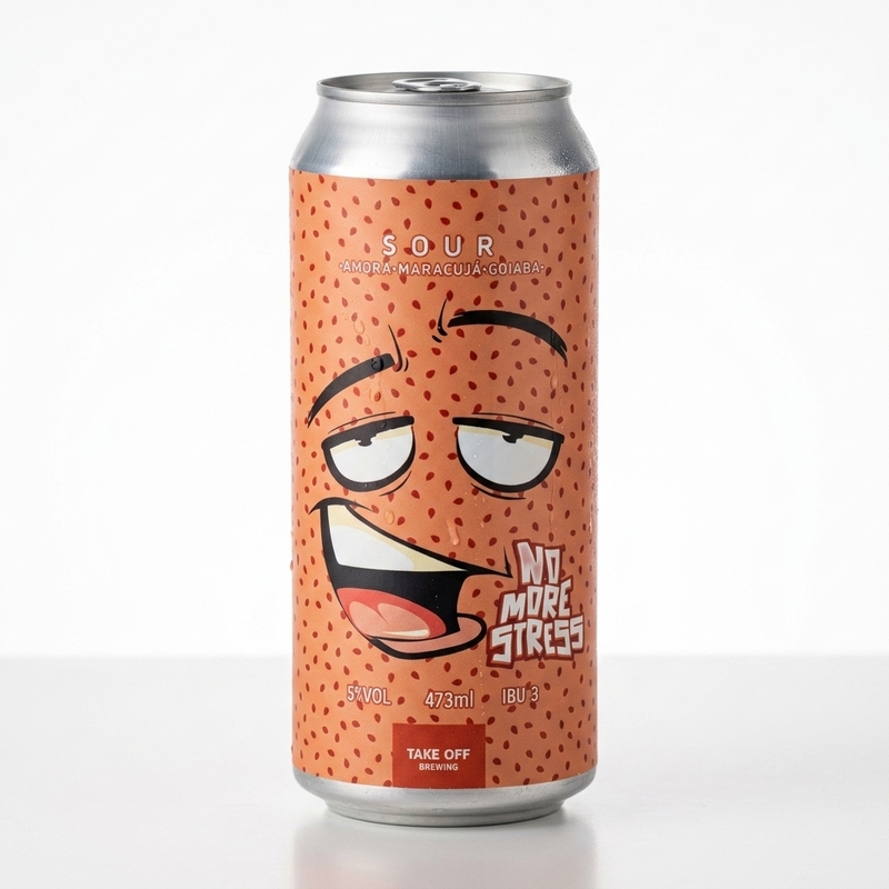 No More Stress - Hankzbier Sour - Fruited 473ml - 2