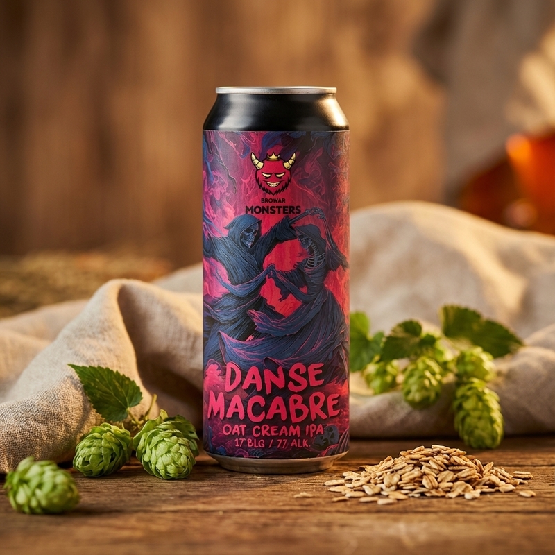 Danse Macabre - Browar Monsters IPA - New England / Hazy 500ml - 1