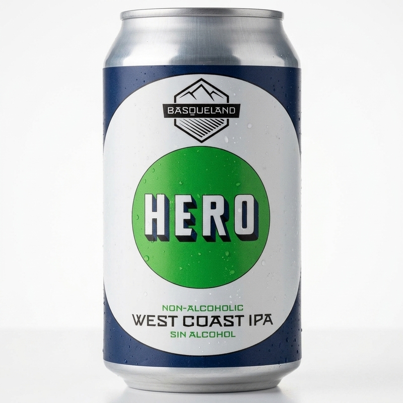Hero West Coast IPA - Basqueland Brewing IPA - American 330ml - 2