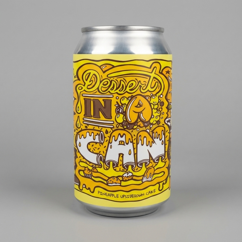 Dessert In A Can - Pineapple Upsidedown Cake - Amundsen Brewery Stout - Imperial / Double Pastry 330ml - 1