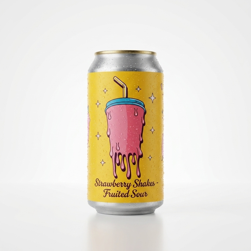 Strawberry Shakes - Samanta Brewing Sour - Smoothie / Pastry 330ml - 2