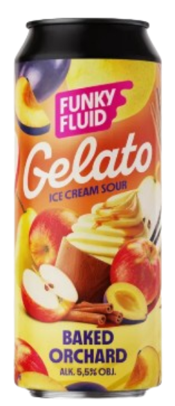 Gelato: Baked Orchard - Funky Fluid Sour - Smoothie / Pastry 500ml - 1