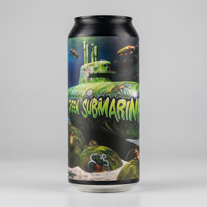 Green Submarine - DankHouse Brewing Company IPA - New England / Hazy 473ml - 1