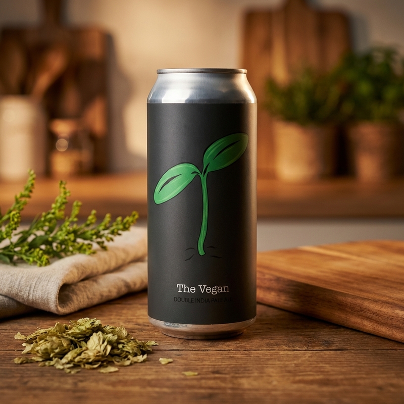 The Vegan - Fidens Brewing Co. IPA - Imperial / Double New England / Hazy 473ml - 1