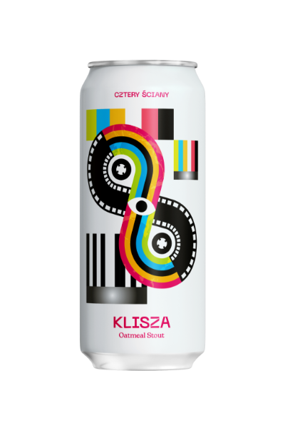 Klisza - Browar Cztery Ściany Stout - Oatmeal 500ml - 1