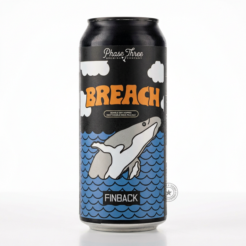 Breach / Finback - Phase Three Brewing IPA - Imperial / Double New England / Hazy 473ml - 2