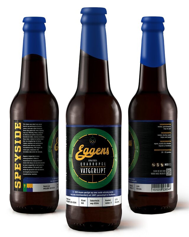 Eggens Quadrupel vatgerijpt 06/2024 - Eggens Belgian Quadrupel 330ml - 1