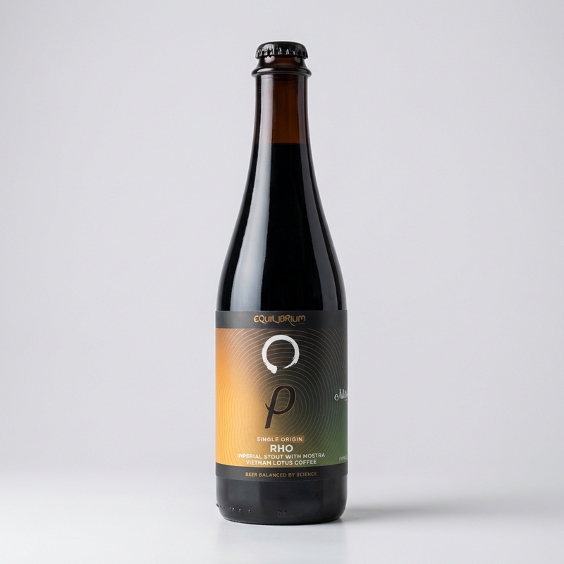 Single Origin Rho Vietnam Lotus - Equilibrium Brewery Stout - Imperial / Double Coffee 500ml - 2