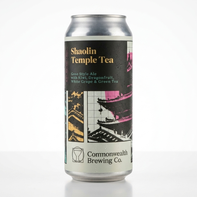 Shaolin Temple Tea - Commonwealth Brewing Company Sour - Fruited Gose 473ml - 2