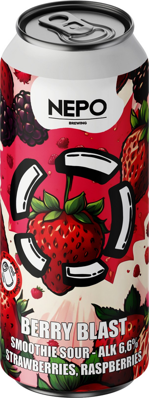 Berry Blast - Brouwerij LOST Sour - Smoothie / Pastry 500ml - 1