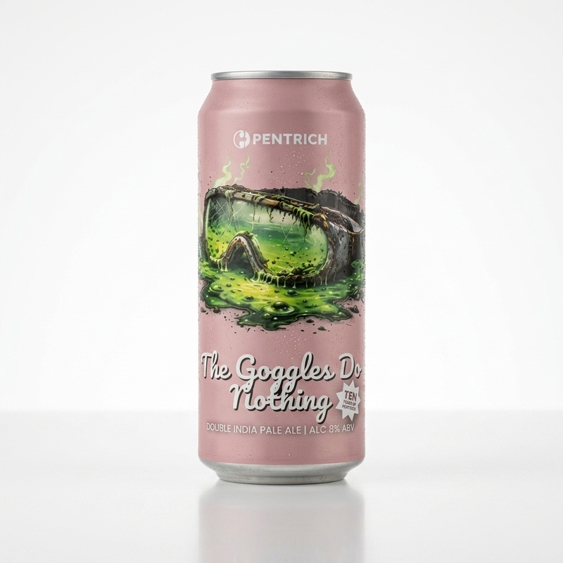 The Goggles Do Nothing - Pentrich Brewing Co. IPA - Imperial / Double New England / Hazy 440ml - 2