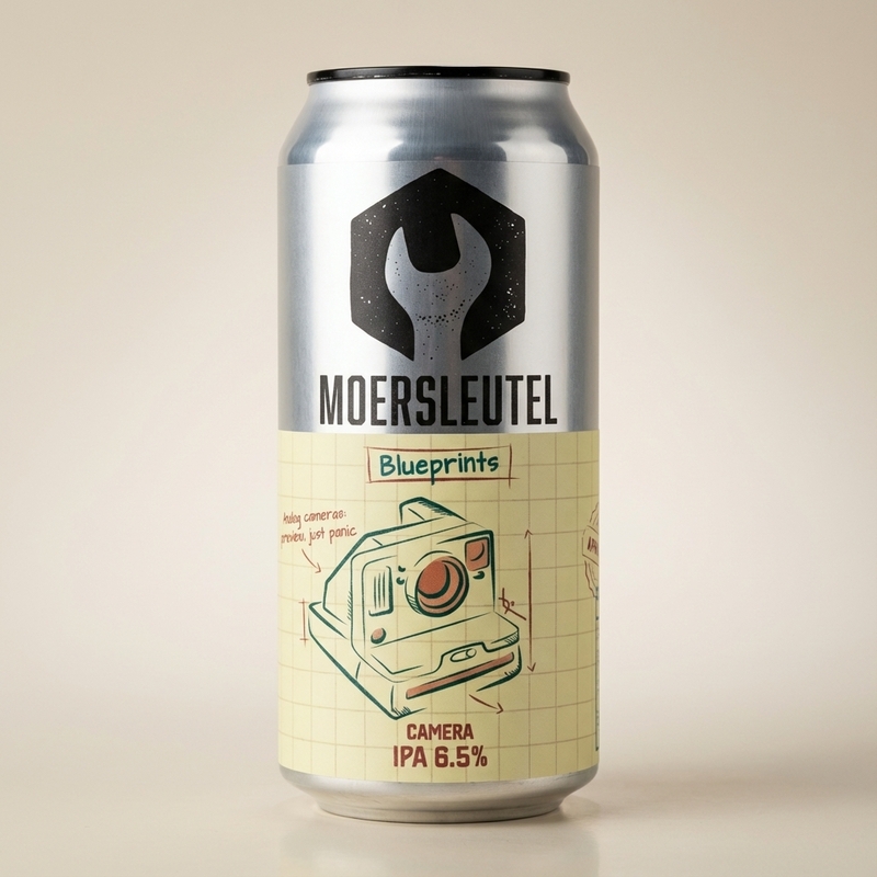 Blueprints: Camera - Moersleutel Craft Brewery IPA - New England / Hazy 330ml - 1