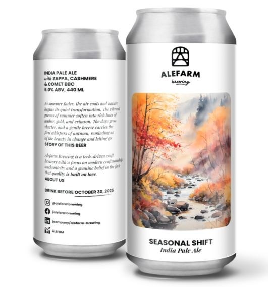 Seasonal Shift - Alefarm Brewing IPA - New England / Hazy 440ml - 1
