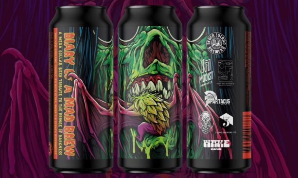 Diary of a Mad Brew (Ozzy Tribute) - Seven Island Brewery IPA - Imperial / Double New England / Hazy 440ml - 1