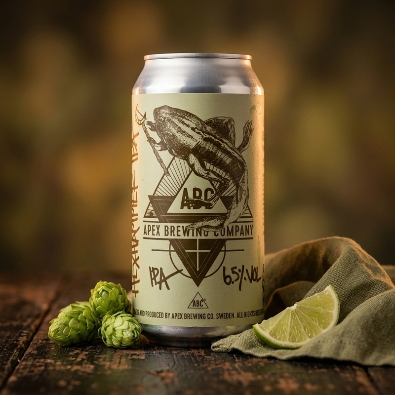 Hexhammer IPA - Apex Brewing Company IPA - New England / Hazy 440ml - 1