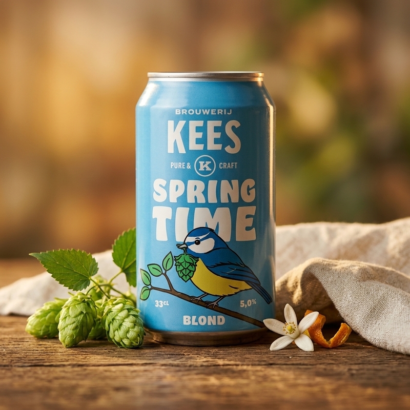 Springtime - Brouwerij Kees Belgian Blonde 330ml - 1