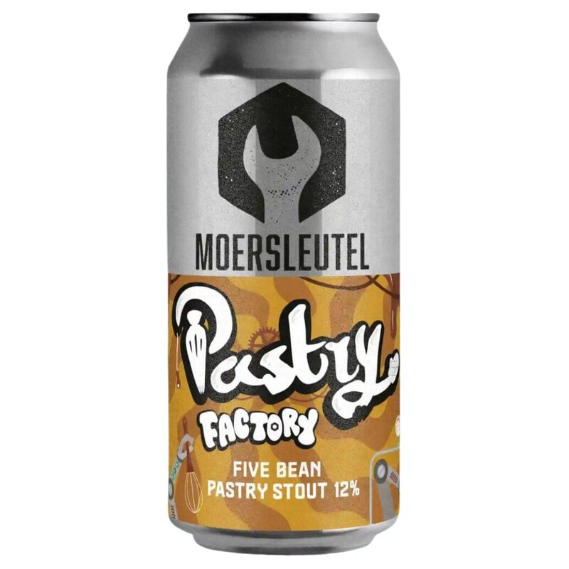 Pastry Factory: Five Bean Stout - Moersleutel Craft Brewery Stout - Imperial / Double Pastry 440ml - 1
