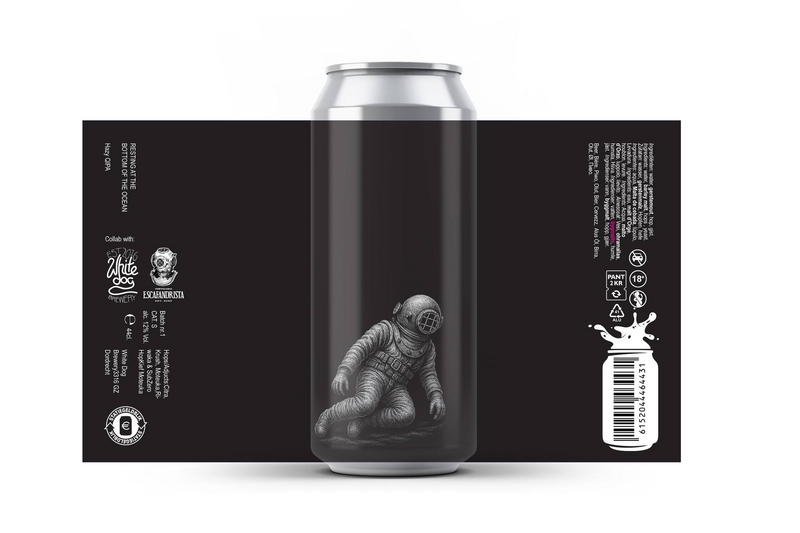 Resting at the Bottom of the Ocean - White Dog Brewery IPA - Quadruple 440ml - 1