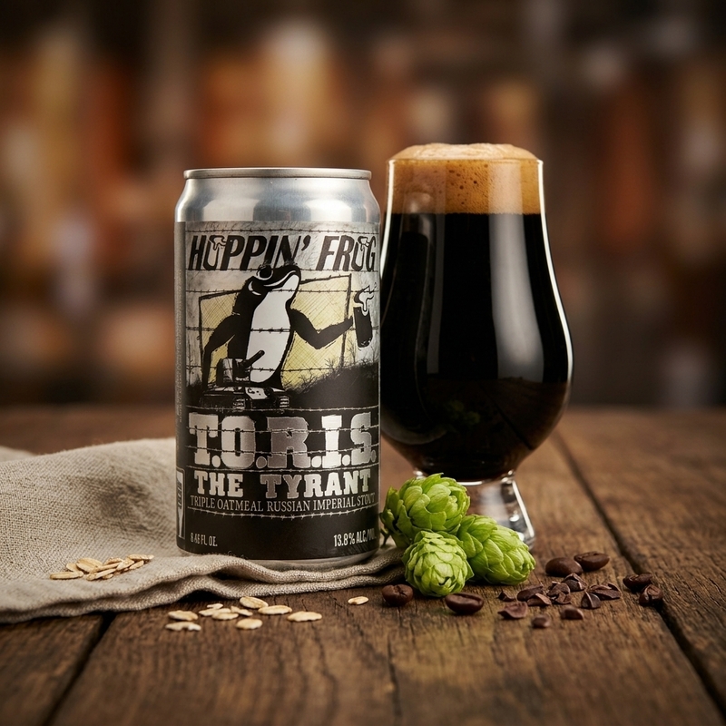 T.O.R.I.S. The Tyrant - Hoppin' Frog Brewery Stout - Russian Imperial 250ml - 1