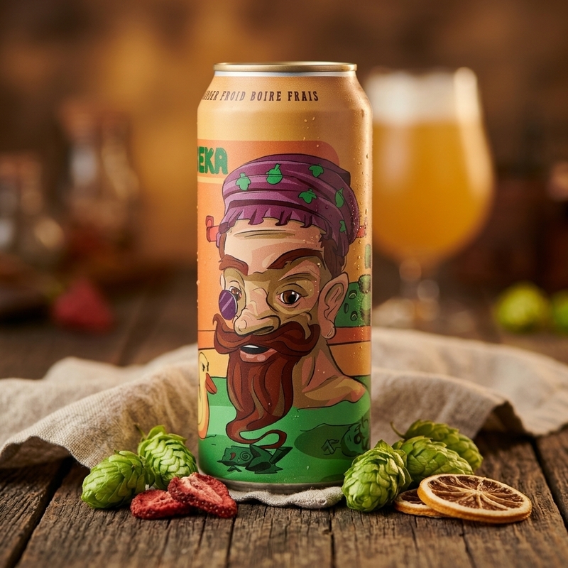 STRATEKA - BreWskey IPA - New England / Hazy 473ml - 1