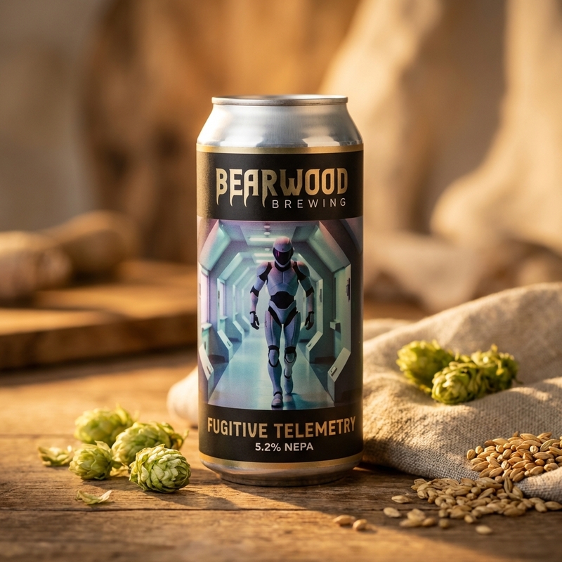 Fugitive Telemetry - Bearwood Brewing Pale Ale - New England / Hazy 440ml - 2