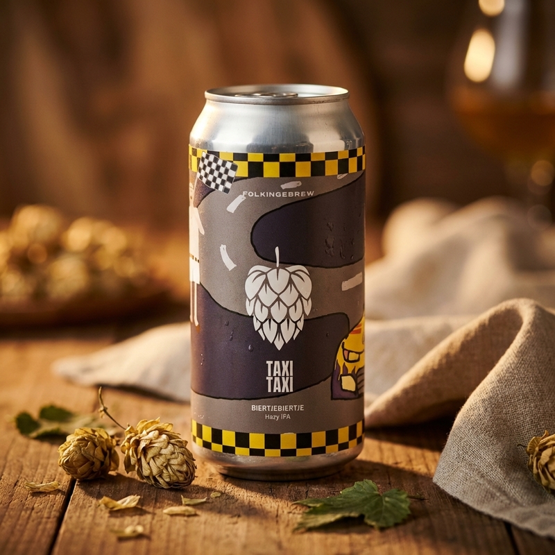 BIERTJEBIERTJE - Folkingebrew IPA - New England / Hazy 440ml - 2